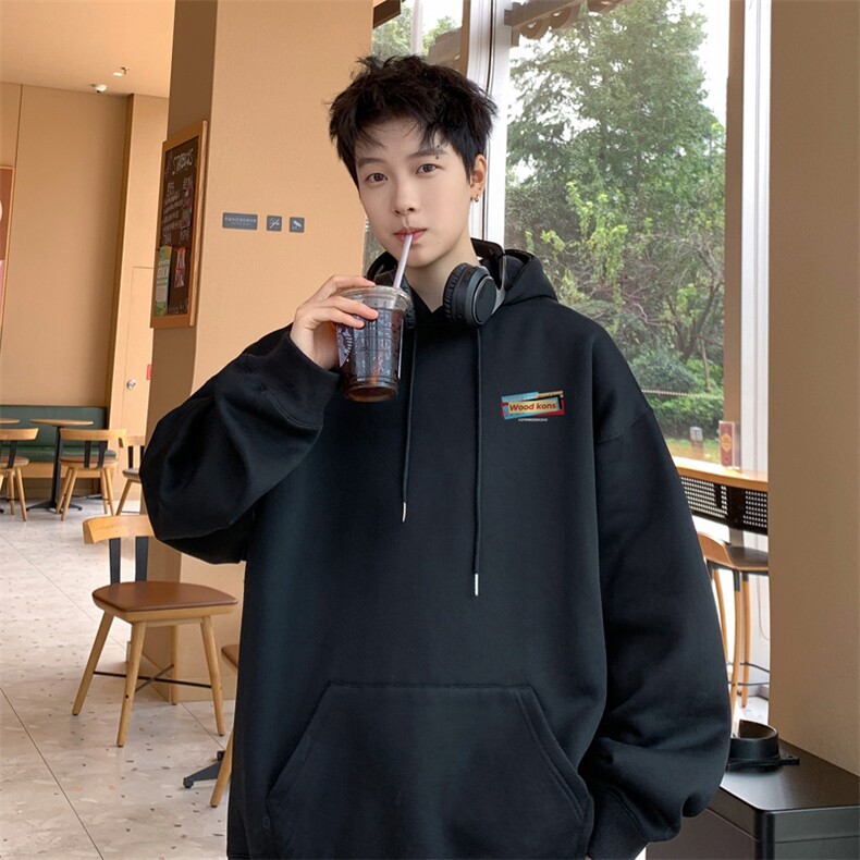 ！连帽圆领卫衣男装港风帽衫男LM191-P35,男装卫衣,电商B367