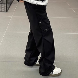 重磅褶皱星空尼工装裤子男款垂感机能休闲伞兵冲锋裤K6112-P45图片