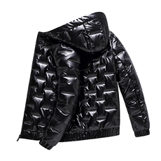时尚冬季棉服男士冬季高端潮流外套男加厚上衣连帽服短款夹克上衣，男装棉衣，电商B212（原钱塘6029）