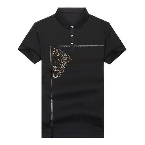 polo衫男2023夏季休闲简约时尚翻领体恤夏天中青年短袖套头衫男士，男装T恤，电商B212（原钱塘6029）