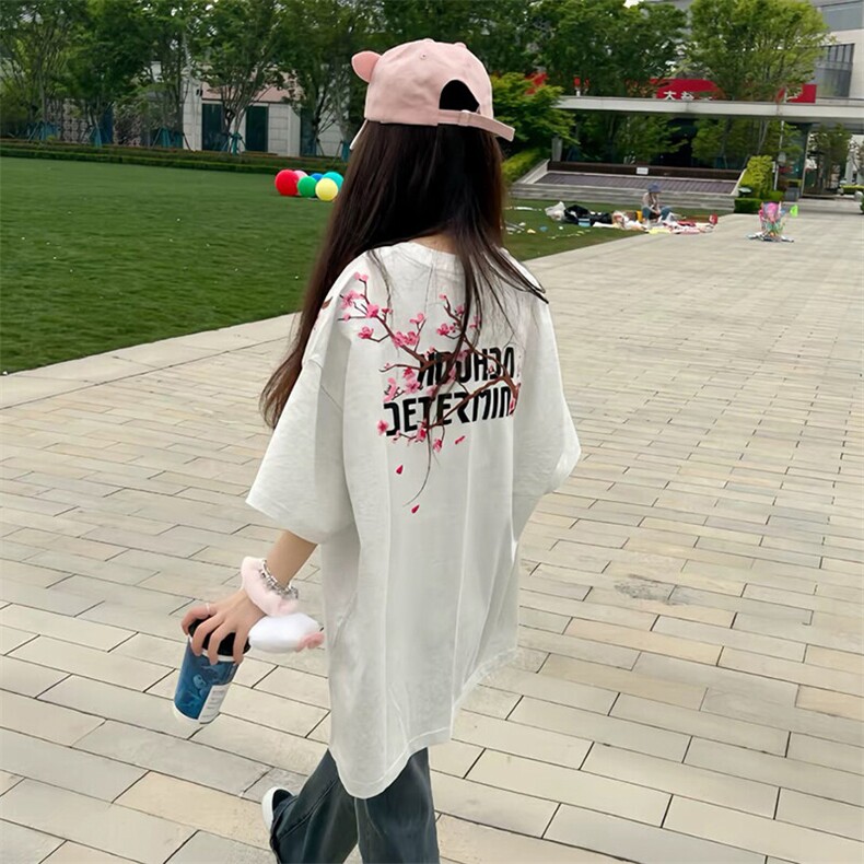 万针全刺绣工艺抖音得物高品质260克重磅纯棉双纱美式高街短袖T恤图片