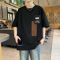 25170-特P40夏季休闲时尚T恤男短袖打底衫青少年潮牌短袖T恤，男装T恤，电商D310B