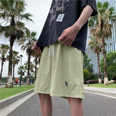 休闲短裤时尚潮牌休闲裤夏季男宽松型潮流纯色KK245-P25，男装牛仔裤，星座911-3