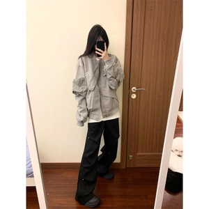 【有货】美式高街飞行员夹克外套男不规则棒球服XX034CC-特P60图片