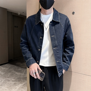 轻熟风男士秋冬牛仔2025秋季长袖夹克店主风 JK8013-P125图片