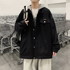 2023春季男士牛仔夹克港风高街痞帅连帽（可拆卸）外套JK839-P70，男装夹克，星座1103-3