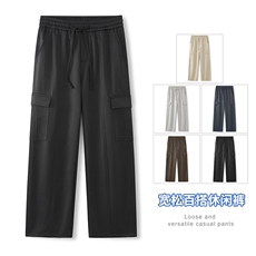 【现货】2025秋冬新款潮流气质宽松阔腿直筒宽松休闲裤3362-P43，男装休闲裤，星座1006