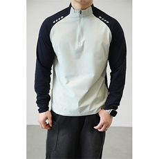 浅灰拼藏青