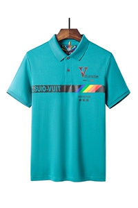 POLO衫男士短袖t恤翻领2023夏季新款潮牌休闲商务男装上衣图片