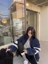 冬季羊羔毛拼接，其它，昕叶良品