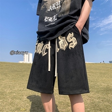 XZ616夏季新款麂皮绒发泡短裤休闲裤TY849P45控55，男装牛仔裤，星座512A（原616）