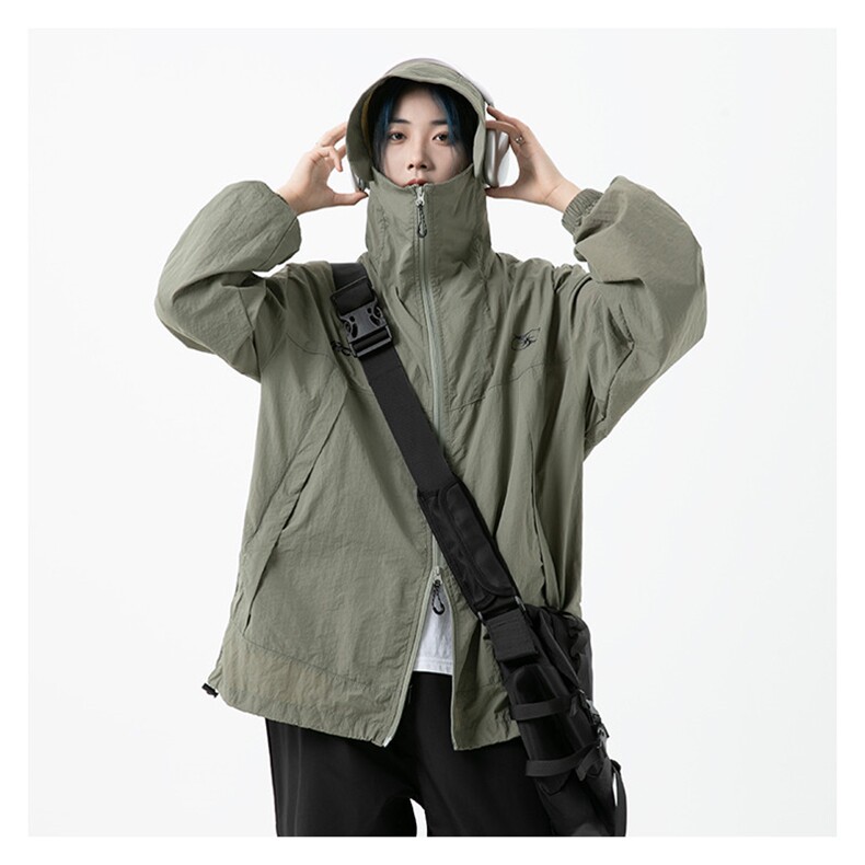 MA290-P57高质量可收纳防晒服机能外套户外轻薄凉感男女同款防晒图片