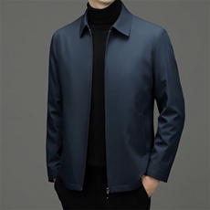 男士翻领羽绒服冬季新款中年商务休闲上衣加厚保暖可脱卸内胆外套，男装羽绒服，电商B212（原钱塘6029）