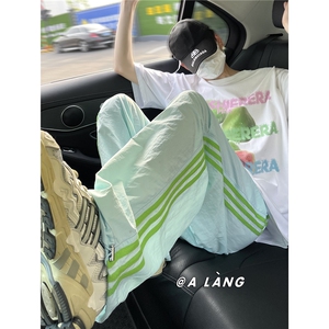 XZ612-K661-P55 控75 春夏多巴胺糖果色薄款伞兵裤速干裤冰丝裤5图片