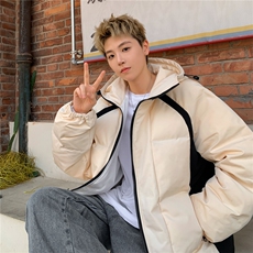 品质冬季加棉加厚棉服潮港风连帽棉衣外套男女XMY239-P125控168，男装棉衣，电商B370