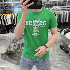 新款时尚高端精品欧货夏季男T恤短袖潮流抖音A227B-A-722-P48，男装T恤，电商A227B（原钱塘4066-1）