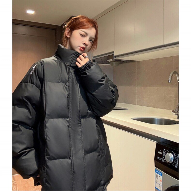 中性风冬装港风pu软皮刺绣棉服棉衣休闲加厚外套男G1108P128,男装棉衣,电商A339
