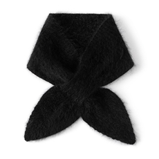 2025年秋季新款拉绒桃心针织围巾时尚休闲通勤百搭，围巾，万品羊绒