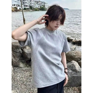 XZ809A/WWWT01/特P19   重磅空气层美式复古圆领T恤图片