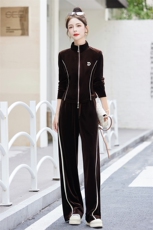时尚休闲运动套装女秋冬季新款显瘦长袖卫衣宽松裤子两件套潮，女装套装/套裙，灵力轩