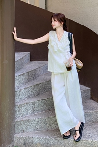 休闲风老钱风时尚套装茶服夏装套装中国风民族风宽松短袖夏季复古图片