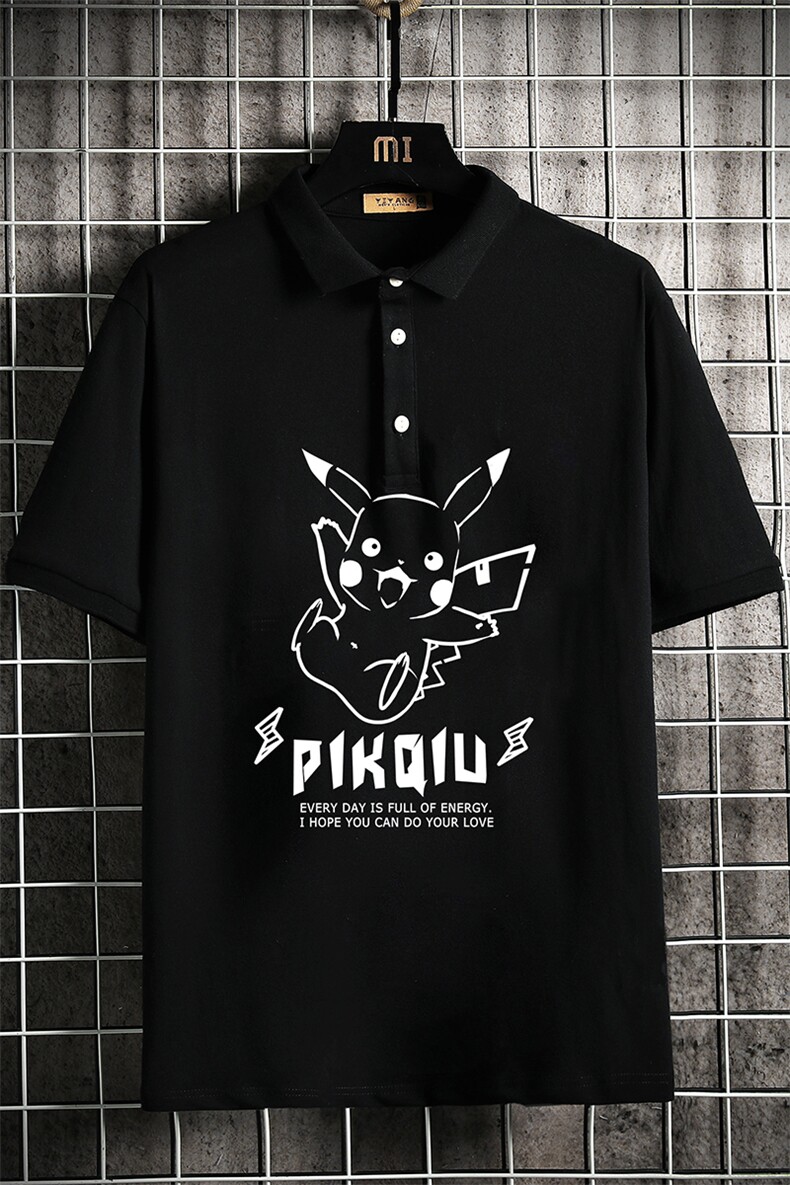PL57078-P35翻领短袖polo衫男大码胖子半袖t恤男有领保罗衫,男装Polo衫,电商A040A