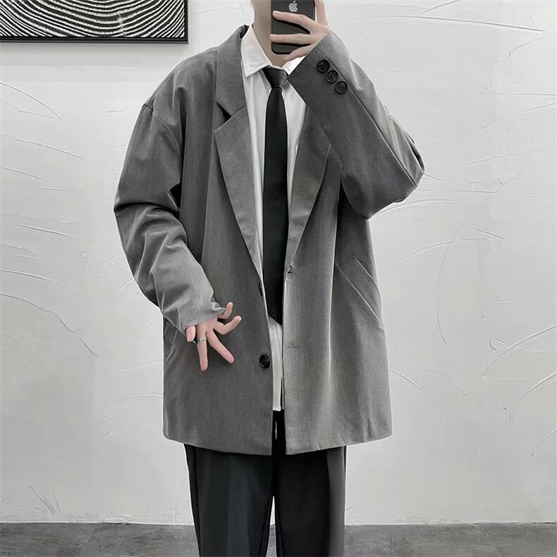 西服男春季宽松薄款潮流百搭衣服A06P45，男装西服，星座1116-2