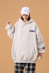设计感小众炸街盐系连帽卫衣男女情侣欧美ins中性外套 WY801 P48图片