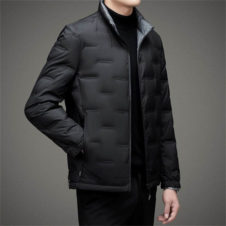 BAMJ-8925钱塘2020-2商务休闲简约中年男士冬季厚款羽绒服P160,男装羽绒服,钱塘207-2