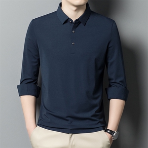 R-GS55507春秋款男士长袖翻领T恤衫商务休闲男装青年polo衫图片