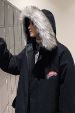MM48064-P130冬季大毛领棉衣男士大码加厚棉袄男棉服，男装棉衣，电商A040