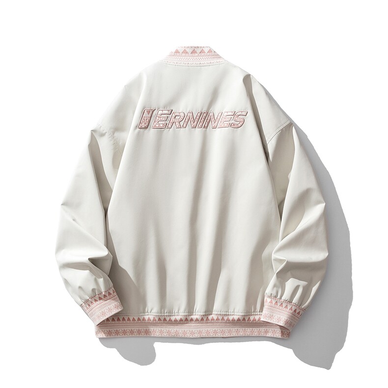 定制螺纹字母刺绣大码M-5XL夹克男:100%聚酯纤维JK77944P85控138,男装夹克,星座227-7