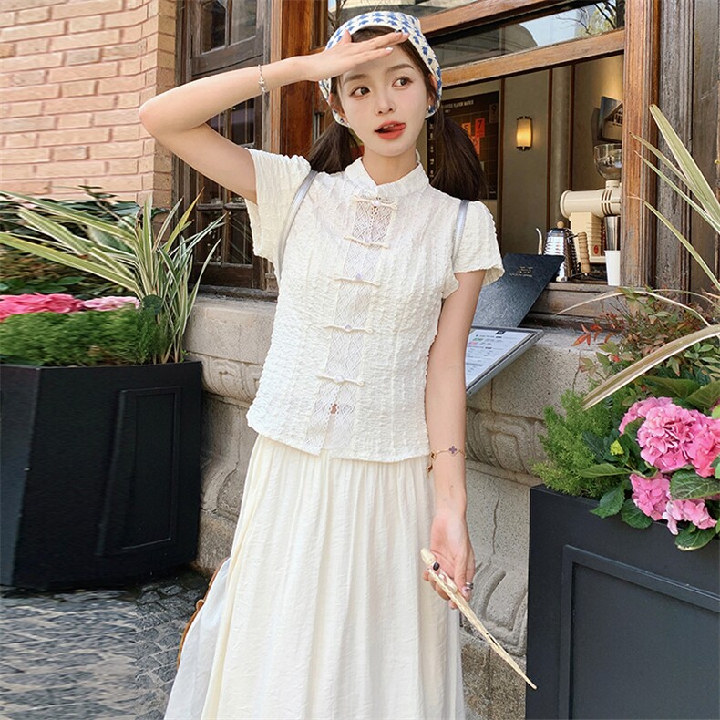 2024年夏季新中式套装裙-款号9921-P155-K228,女装套装/套裙,浙宝305