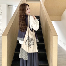盐甜系穿搭条纹拼接马甲套装女秋季2025新款休闲衬衫半身裙三件套，女装套装/套裙，浙宝217