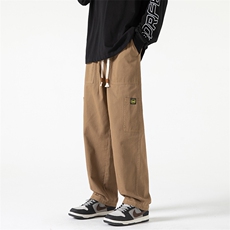 港风抖音品质大码休闲裤工装裤长裤直筒裤A014-DY2173-P55控78，男装休闲裤，电商A014