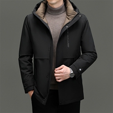 BZC2386钱塘2020-2新款时尚休闲简约冬季厚款中年男士羽绒服P270，男装羽绒服，钱塘207-2