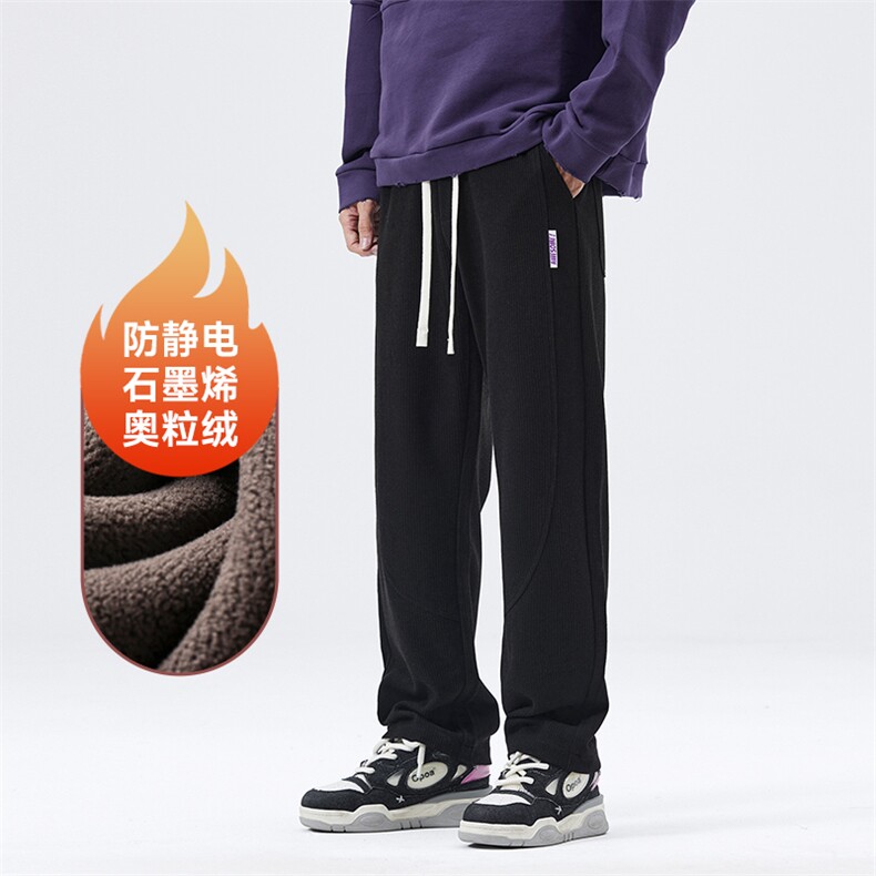 A178-1DY589AP90奥粒绒秋冬季美式休闲针织卫裤,男装休闲裤,电商A178-1