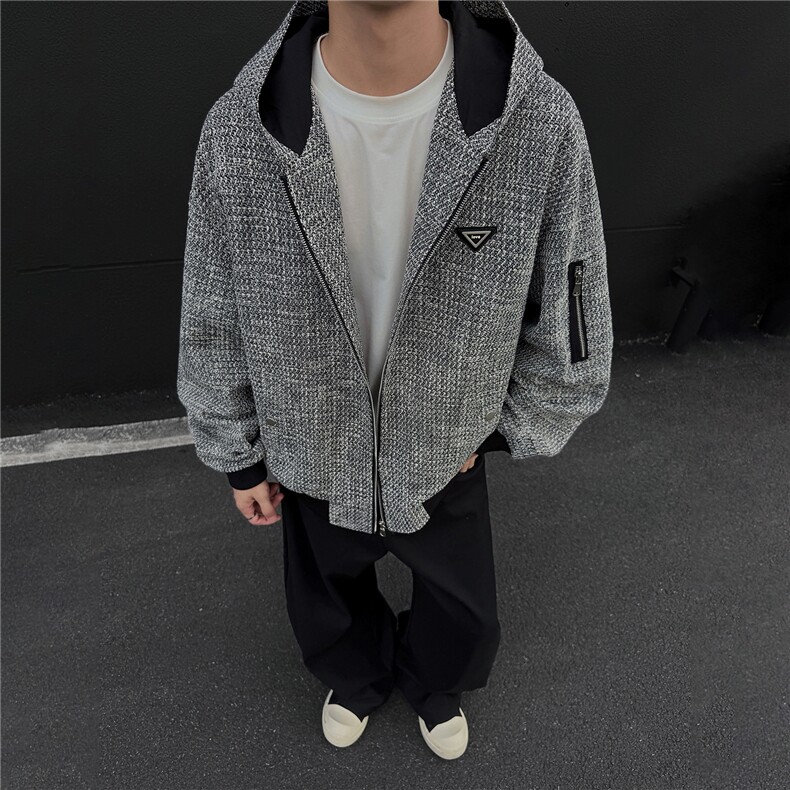秋冬夹克男士连帽工装外套青少年学生上衣GS6912,男装夹克,星座1206（原A206）