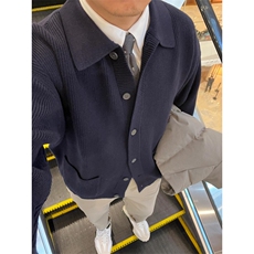 有货毛衣开衫外套男秋冬潮牌慵懒风高级氛围感针织衫LM3399-P70，男装针织衫/毛衣，星座1008