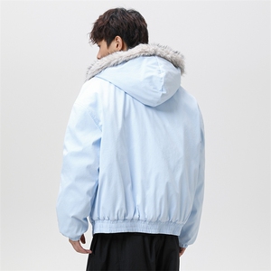 潮流宽松棉衣高街潮牌休闲棉服A161-9980-P88图片