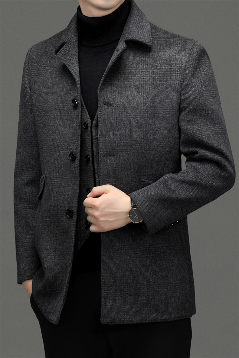 BF22931钱塘2020-2秋冬新款中老年商务休闲翻领呢子外套货稳P280,男装毛呢大衣,钱塘207-2