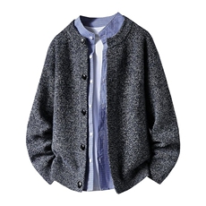 8752-P802025年秋冬新款休闲毛衣男士时尚长袖宽松针织衫上衣，男装针织衫/毛衣，电商A113