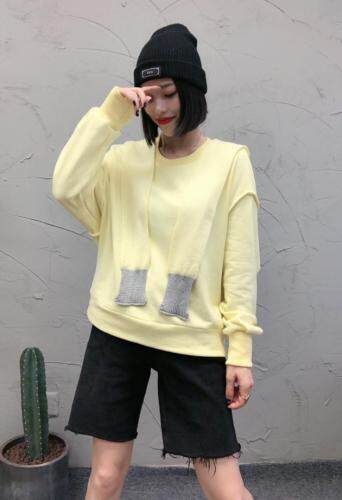 【卫衣现货】春季新款字母披肩卫衣，女装卫衣/绒衫，易霏金熙