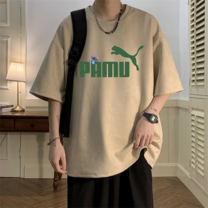 麂皮绒短袖t恤男大码半袖男 JD82227-P25图片