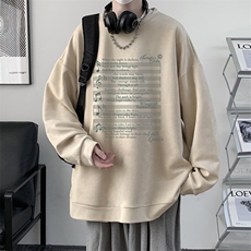 麂皮绒卫衣男大码重磅长袖t恤男JW81428-P35，男装T恤，电商A040