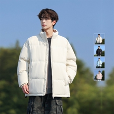 纯色简约休闲立领保暖棉服秋冬季宽松厚棉衣外套潮MY8889-特P55，男装棉衣，星座610（原A335）