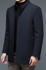 DW-f08冬季男士羽绒服可拆卸内胆水貂领外套男装翻领白鸭绒P339，男装羽绒服，电商B360