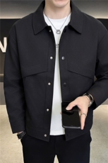轻熟风高端短款宽松韩版大衣外套风衣夹克男A236-FY8015-P115，男装夹克，电商A236