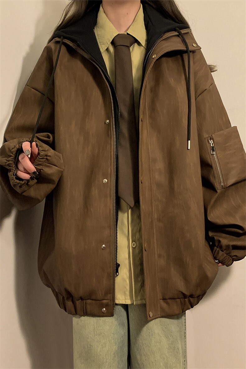 秋季皮衣美式潮牌青少年百搭夹克情侣春装外套XZ102B-1-JK2562P95,男装皮衣,星座102B-1