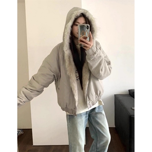 新款冬季座山雕美式cleanfit连帽棉服男女外套加厚棉衣 M1081图片